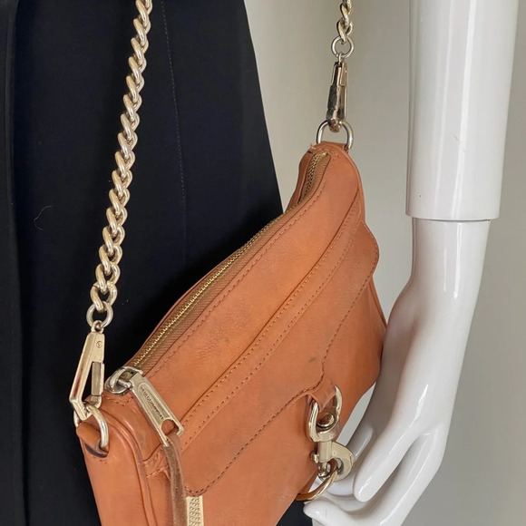 Rebecca Minkoff Purse Tan used condition not damage ripped or any other flaws - Picture 8 of 16
